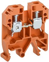 Клемма винтовая IEK КВИ-6 6мм2 оранжевый картинка 